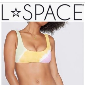 L•Space Lizzie Bikini Top Sz Xl